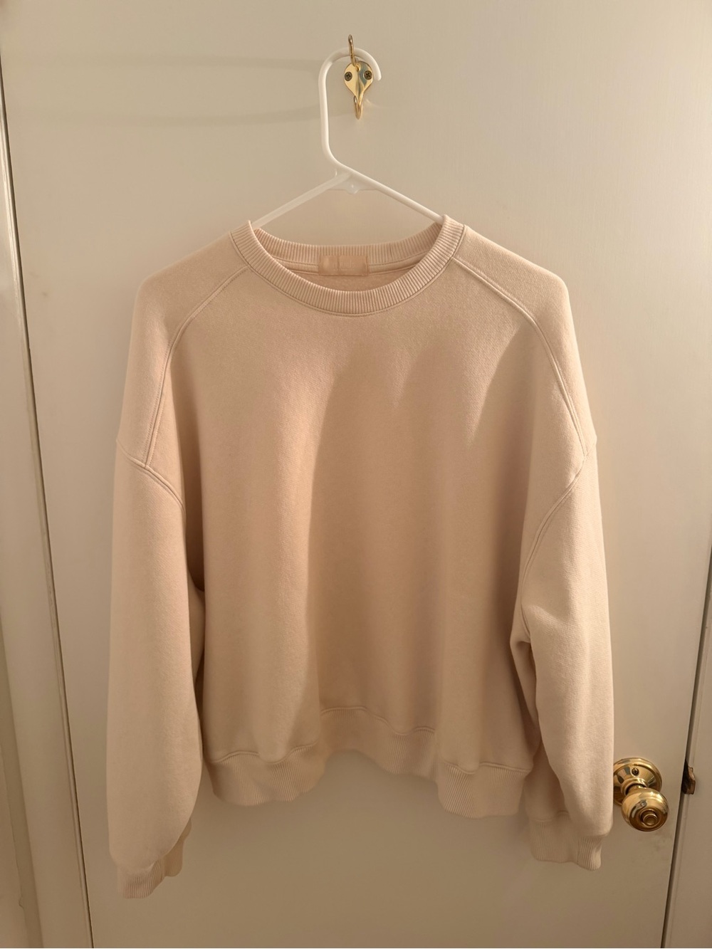nuuds Cream Crewneck Sweatshirt - Women's Pullover
